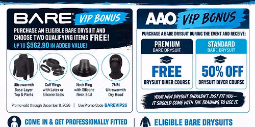 Bare Drysuit Event
