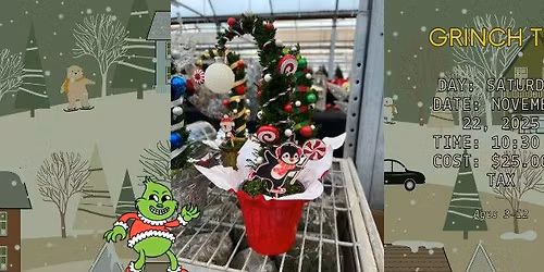 \ud83d\udc9a\ud83c\udf84 Grinch Tree Decorating \u2013 Christmas Kids Class at The Green Spot \ud83c\udfa8