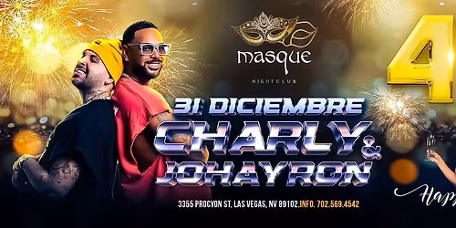 CHARLY & JOHAYRON EN MASQUE NIGHT CLUB