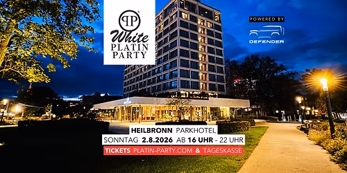 Heilbronn 'White Platin Party' im Parkhotel