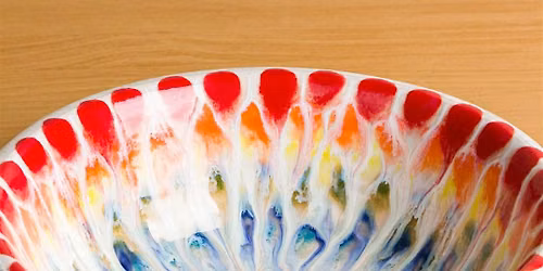 Stoneware Series Workshop "Rainbow Peacock Bowl"
