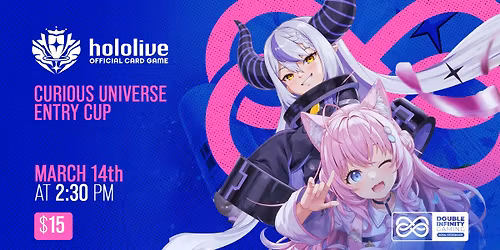 Double Infinity HoloLive Curious Universe Entry Cup
