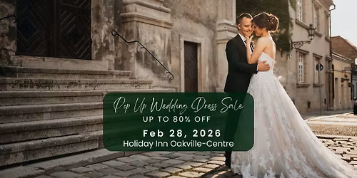 Oakville Pop Up Wedding Dress Sale
