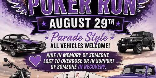 Overdose Awareness Poker Run