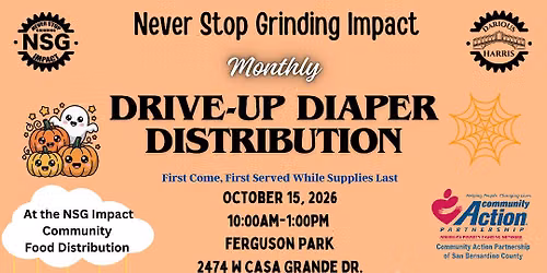 Free Drive Up Diaper Distribution-(October)