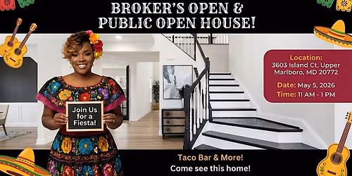 Broker\u2019s Open + Public Open House