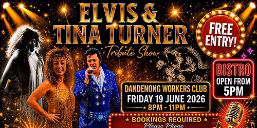 Elvis & Tina Turner Tribute Show