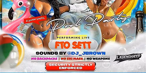 Lxgendaryp Red, Wet, & Blue Affair Pool Party