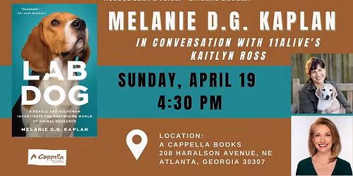 Melanie D.G. Kaplan in conversation with 11Alive's Kaitlyn Ross | Lab Dog\ufffd
