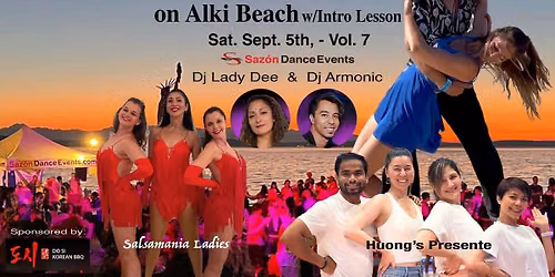 LAST 2026 Salsa & Bachata on Alki Beach w\/intro lesson Vol. 7
