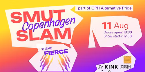 Smut Slam Copenhagen: "FIERCE" | Alternative Pride