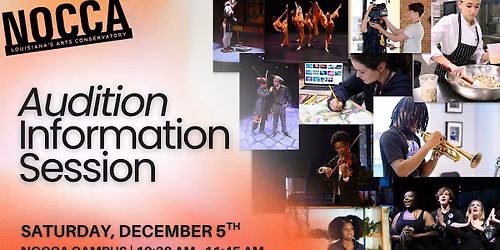 2027 - 28 NOCCA Audition Information Session in DANCE