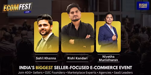 EcomFest 2026, Dehradun || Offline Event for E-commerce sellers