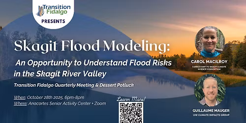 Skagit Flood Modeling + Dessert Potluck