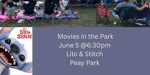 Movies in the Park - Lilo & Stitch 