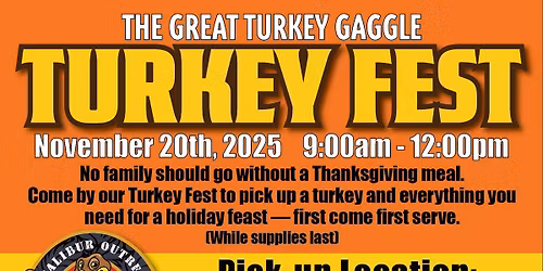 The Great Turkey Gaggle \u2013 Turkey Fest Pickup