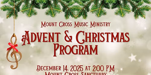Music Ministry Advent & Christmas Program