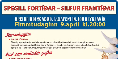 SPEGILL FORT\u00cd\u00d0AR - SILFUR FRAMT\u00cd\u00d0AR