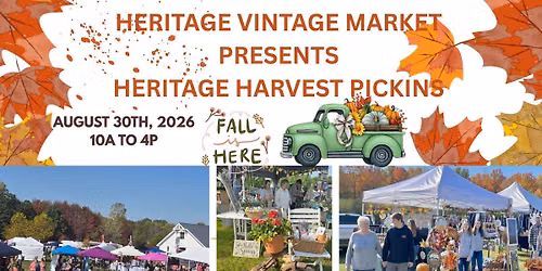 'Heritage Harvest Pickins' Fall Market