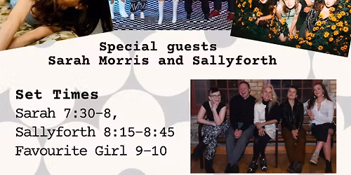 Favourite Girl Album Release with special guests Sarah Morris & Sallyforth