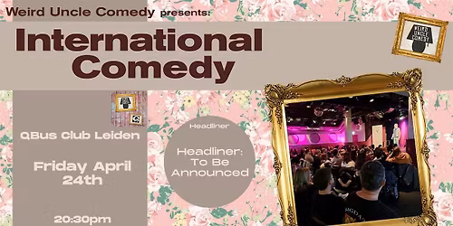 International Stand Up Comedy @QBus Club Leiden
