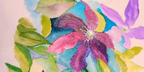 Floral Foundations: Drawing & Watercolours (May 30th 2026) for Beginners Workshop (2.5hr)