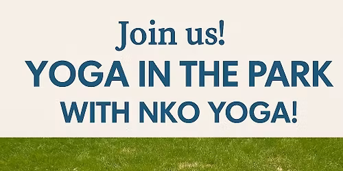 Yoga in the Park at McDaniel Park