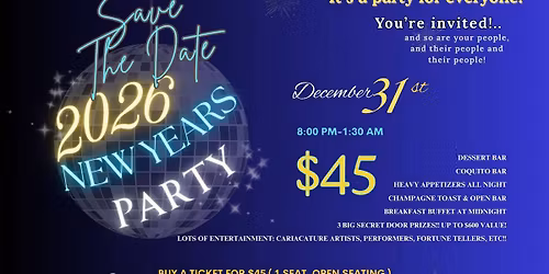 2026 NEW YEARS PARTY!