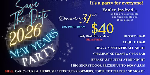 2026 NEW YEARS PARTY!