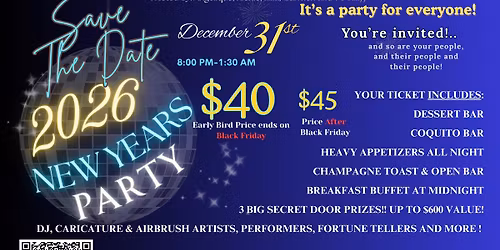 2026 NEW YEARS PARTY!!