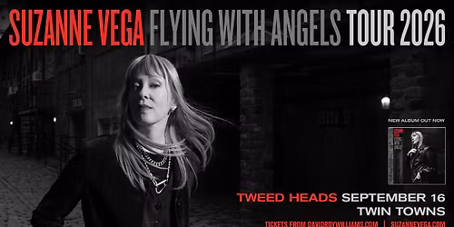 SUZANNE VEGA | Wed 16 Sept 2026 | Twin Towns, Tweed Heads