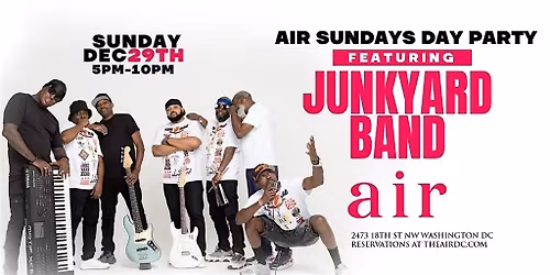 JUNKYARD BAND PERFORMING LIVE FOR AIR SUNDAY DAY PARTY