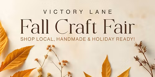 Victory Lane Fall Craft Fair