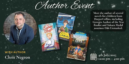 Author Signing: Chris Negron
