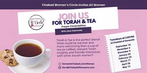 Women's Torah & Tea  \/ Prayer Circle