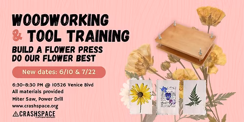 Beginner Woodworking Class - Make A Flower Press