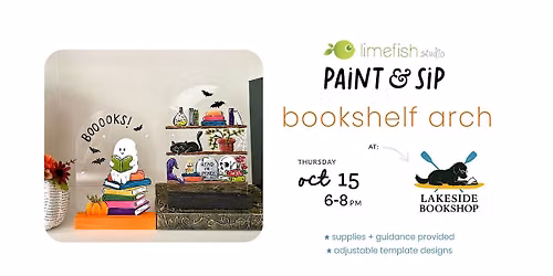 PAINT & SIP: Bookshelf Arch (Limefish Studio @ Lakeside Bookshop)