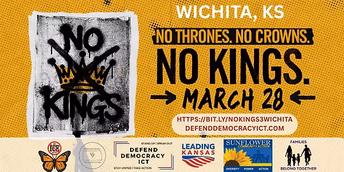 ICT No Kings Day 3 - No Thrones. No Crowns. No Kings.