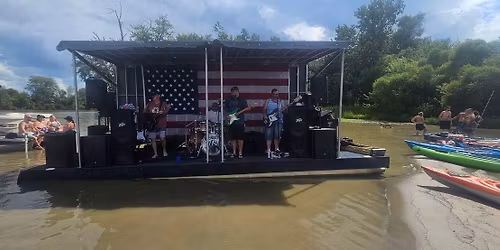 Rockin good time on the sandbar on the Auglaize river