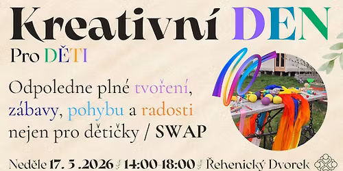 \ud83c\udfa8 KREATIVN\u00cd DEN PRO D\u011aTI \/ SWAP *17.5.* \ud83c\udfa1 