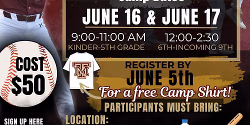 Warrior Baseball Camp 