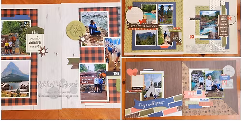 Outdoor Fun Scrapbooking Pages with Rachel 6\/4 @6pm