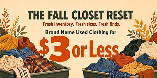 $3 Fall Closet Reset | Brand Name Clothing for $3 or less