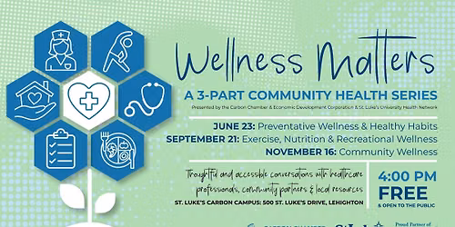 Wellness Matters: A Community Series (Part II: Exercise, Nutrition & Recreational Wellness)