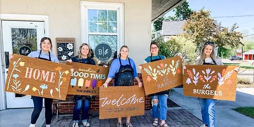 DIY Summer Doormats & FREE Mimosas
