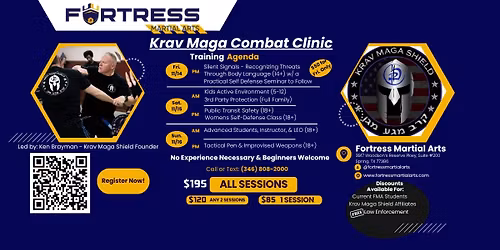 Fortress Martial Arts Krav Maga Combat Clinic