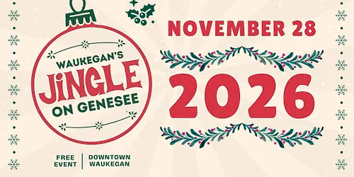Waukegan's Jingle on Genesee 2026 — Jack Benny Plaza