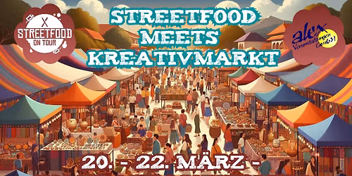 StreetFood meets Kreativmarkt auf dem Domplatz in Magdeburg