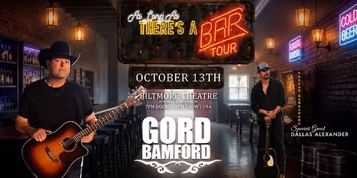 Gord Bamford live at Biltmore Theatre