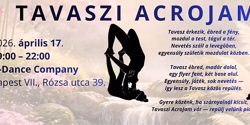 \ud83d\udc23\ud83c\udf38Acro Jam \u2013 Tavaszi Acro Party! \ud83c\udf38\ud83e\udd38\u200d\u2640\ufe0f